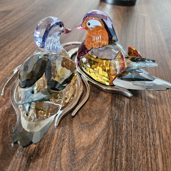 Swarovski Crystal Mandarin Ducks rare - Picture 2 of 7